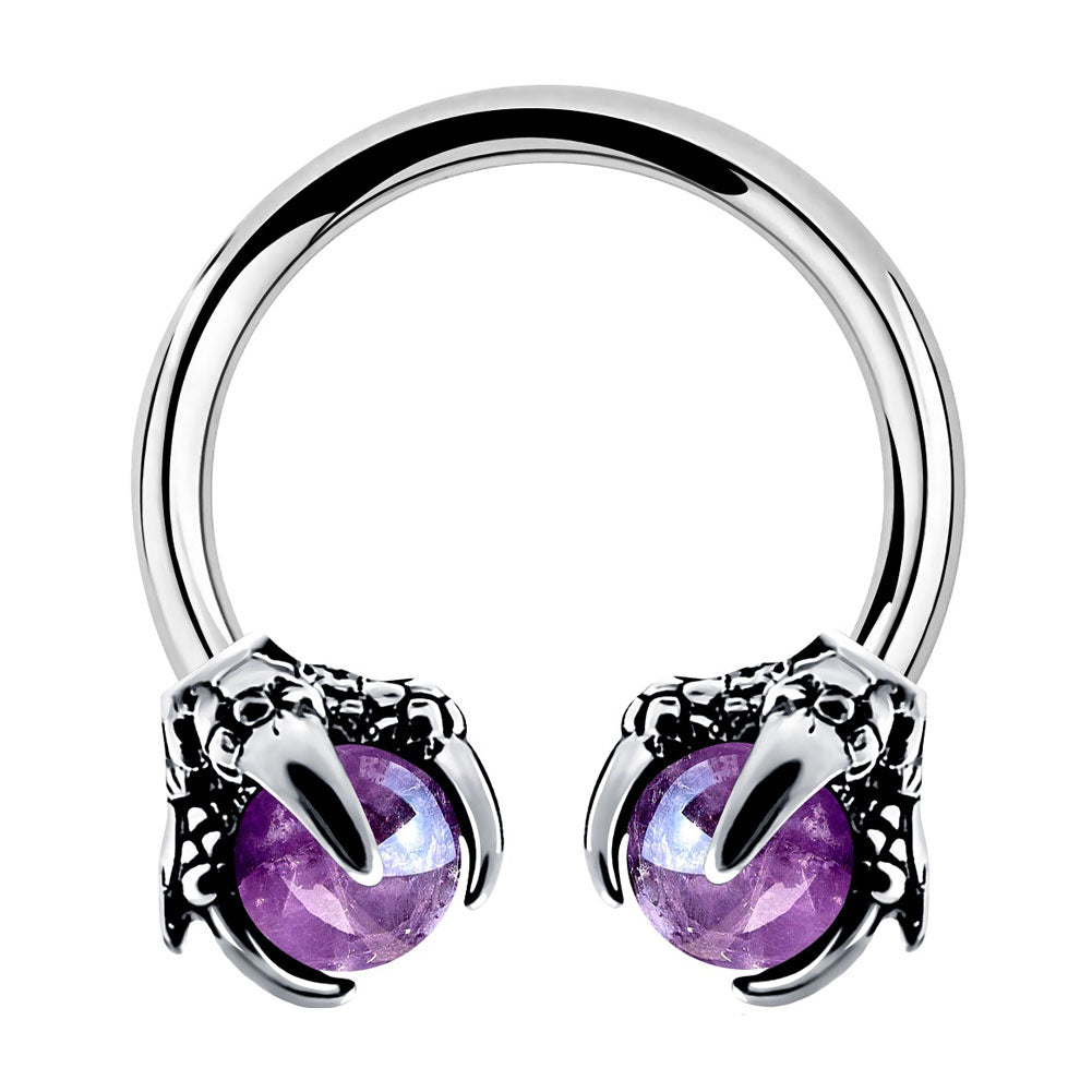 Purple septum outlet ring