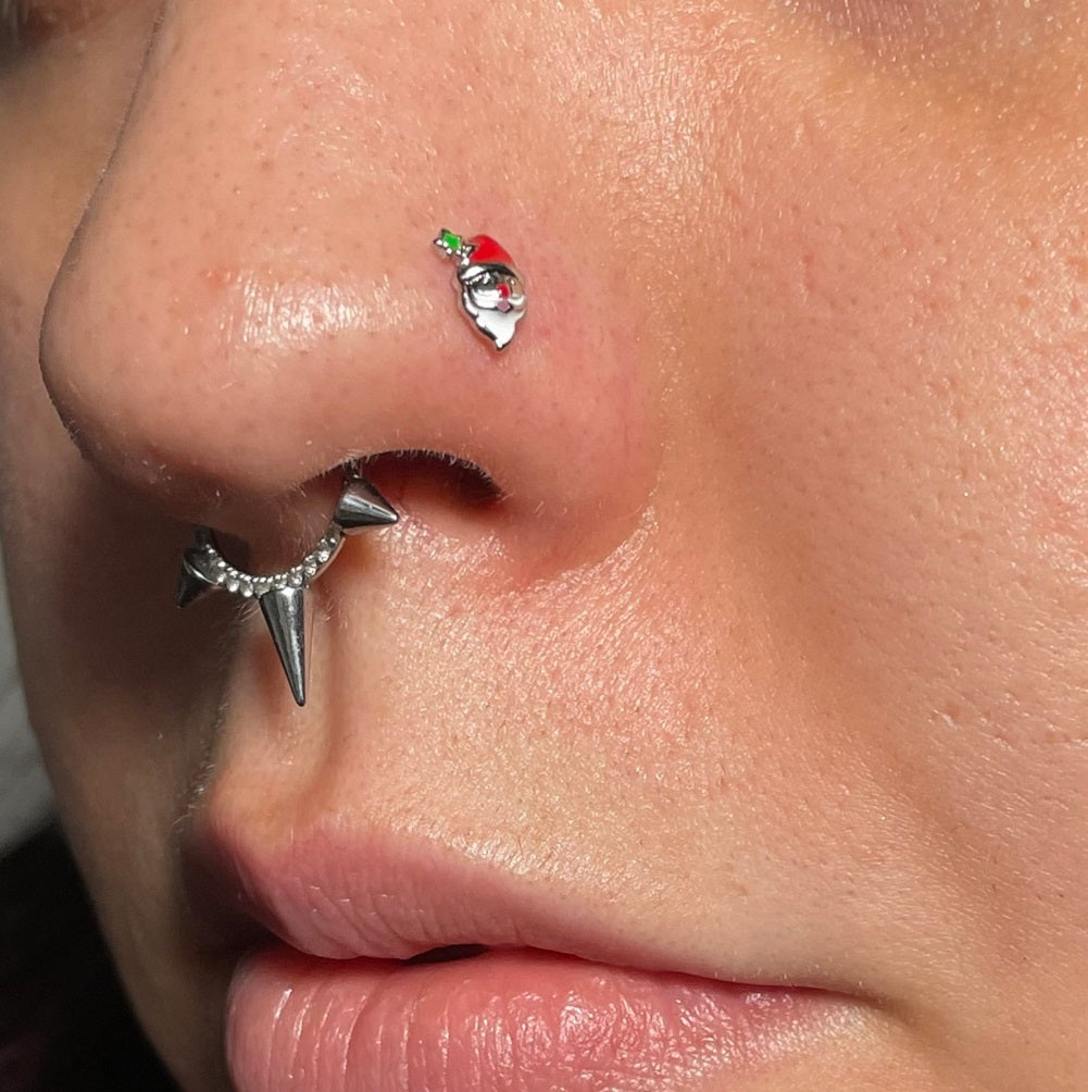 Christmas on sale nose ring