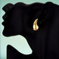 Oufer Teardrop Light Weight Chunky Nugget Trendy Earring