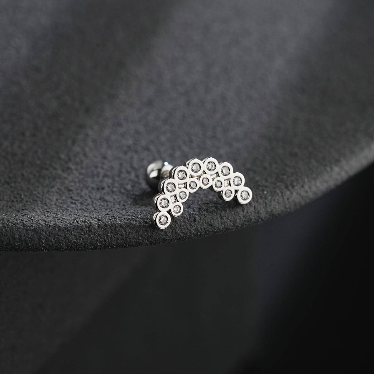 oufer cluster cartilage earring