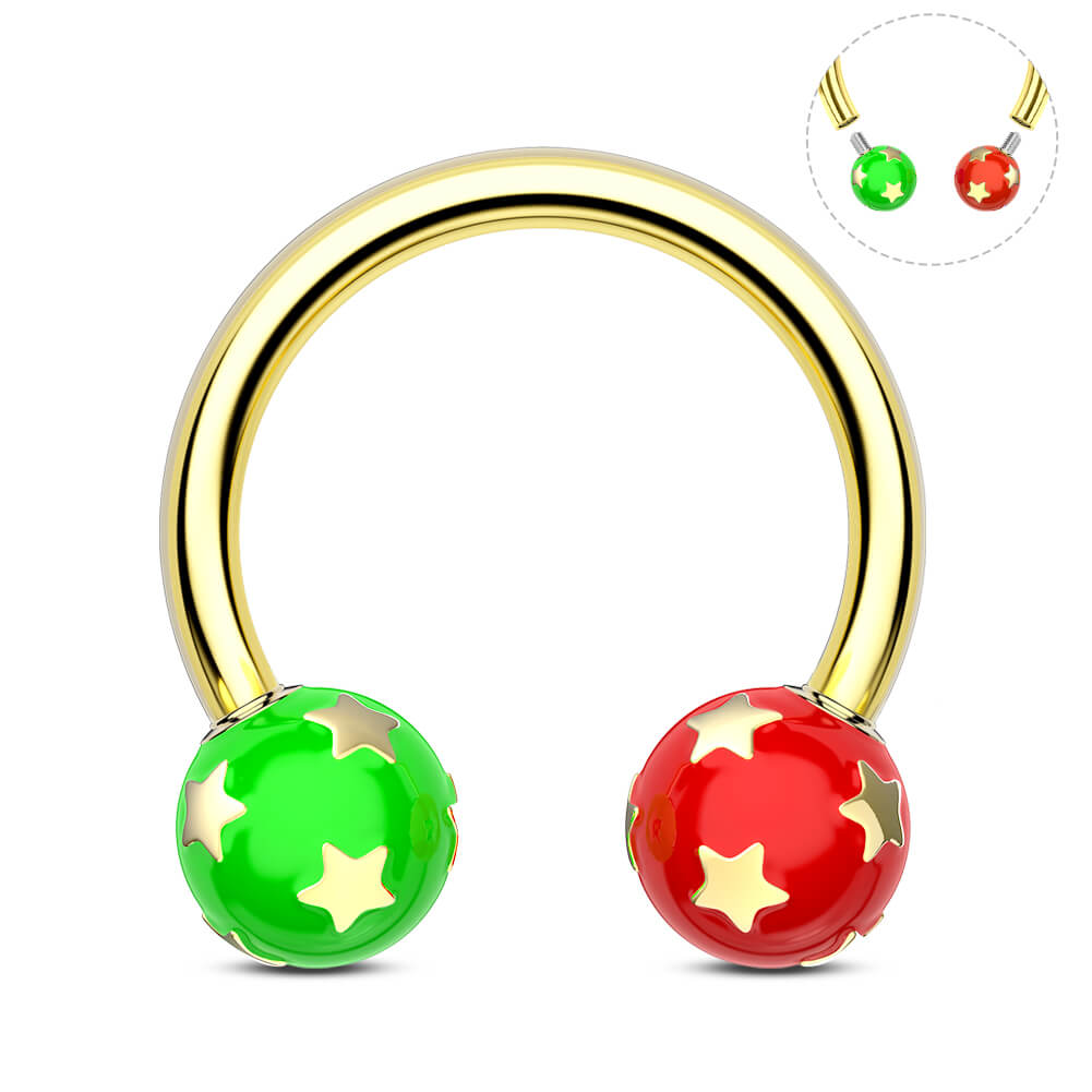 Christmas on sale tongue rings