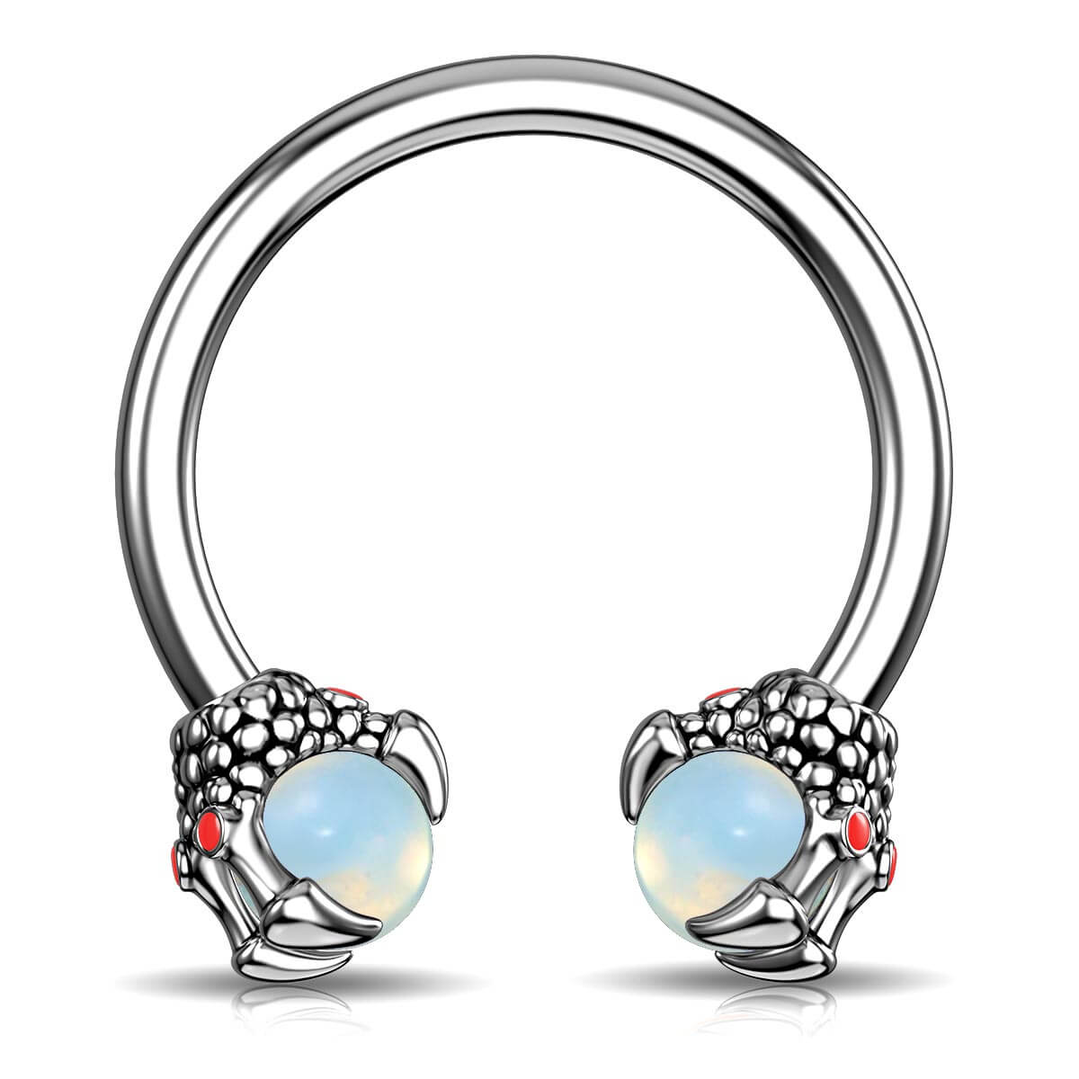 Opalite dragon septum ring