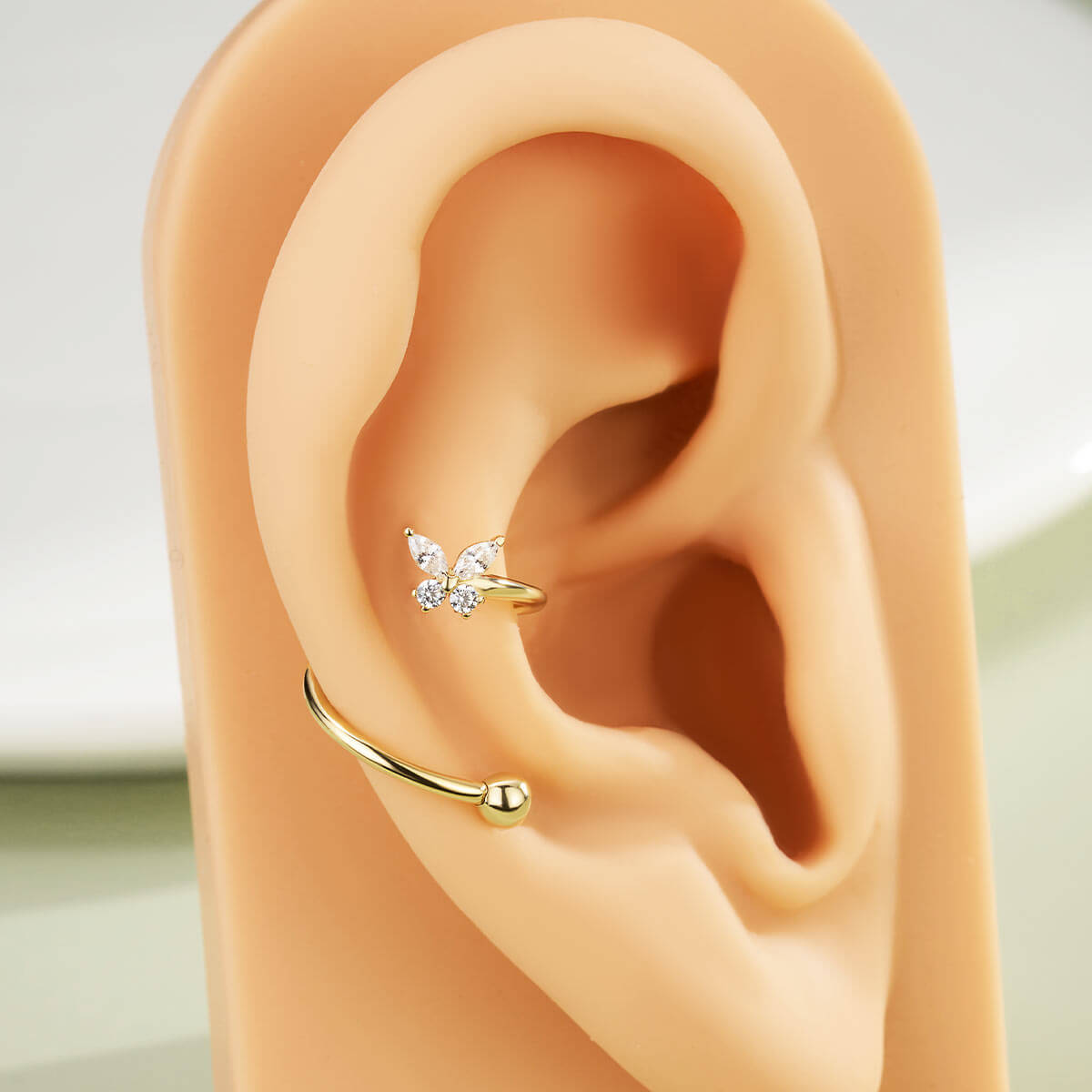 butterfly conch piercing