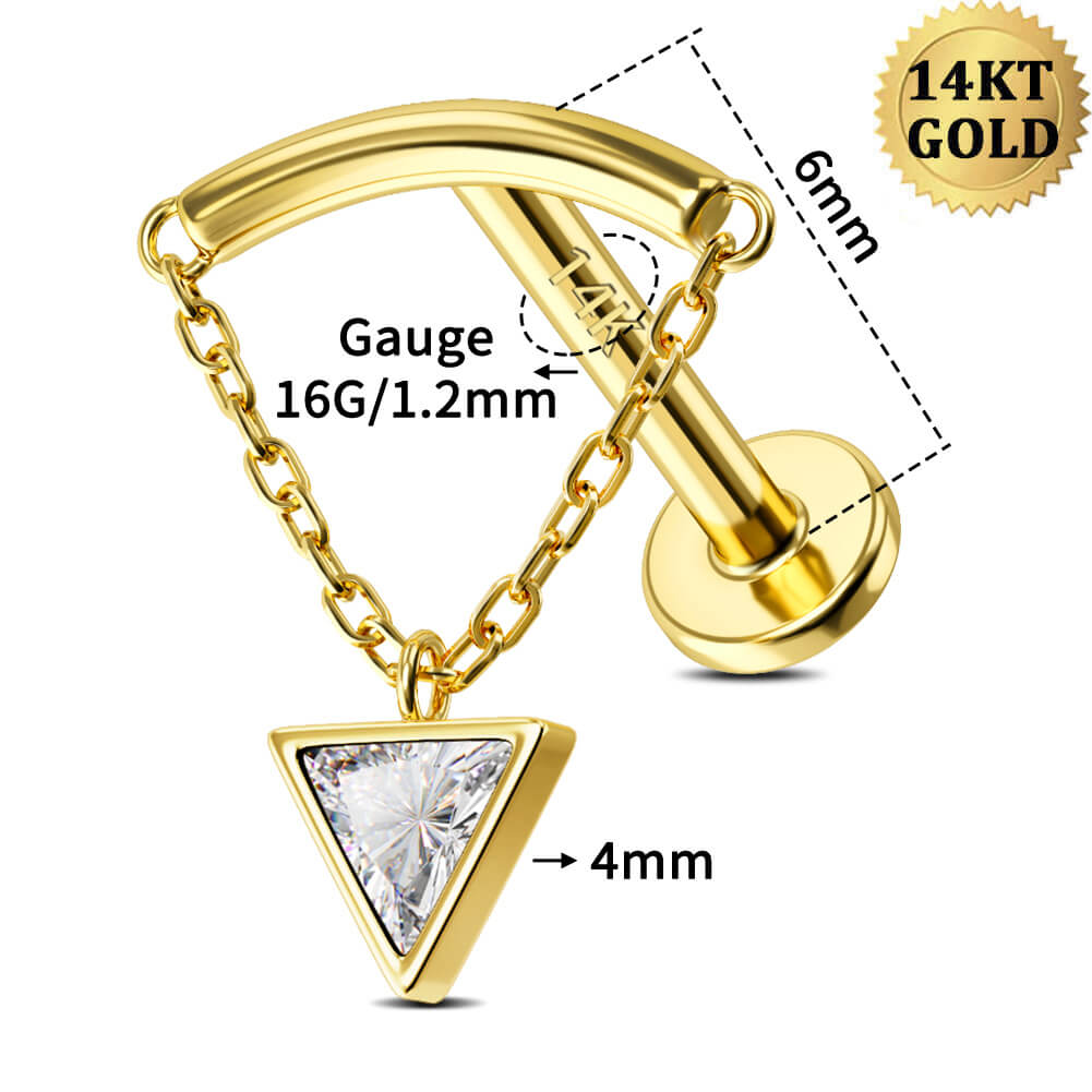 Helix 14k store gold