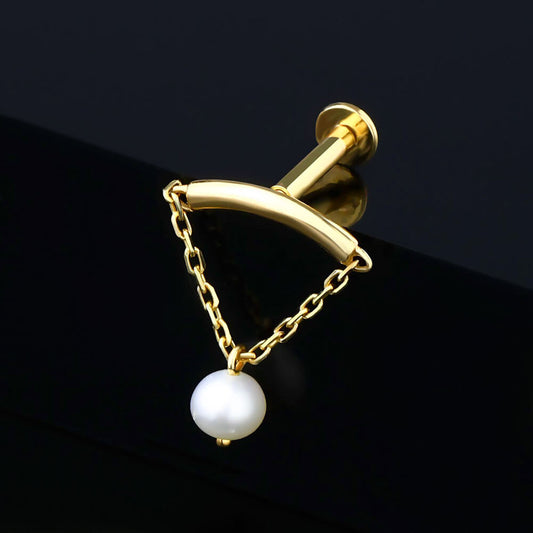 Gold Body Jewelry  14K Gold Body Piercing Jewelry – tagged  Material_Pearl – OUFER BODY JEWELRY