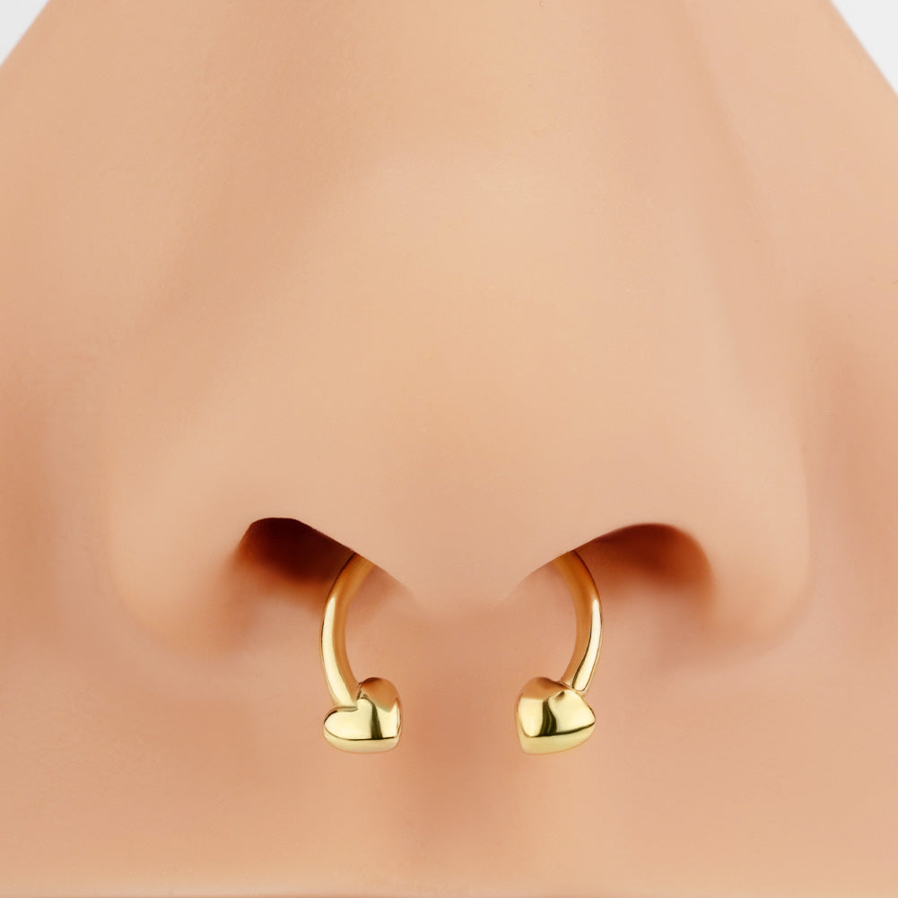 Gold sales horseshoe septum