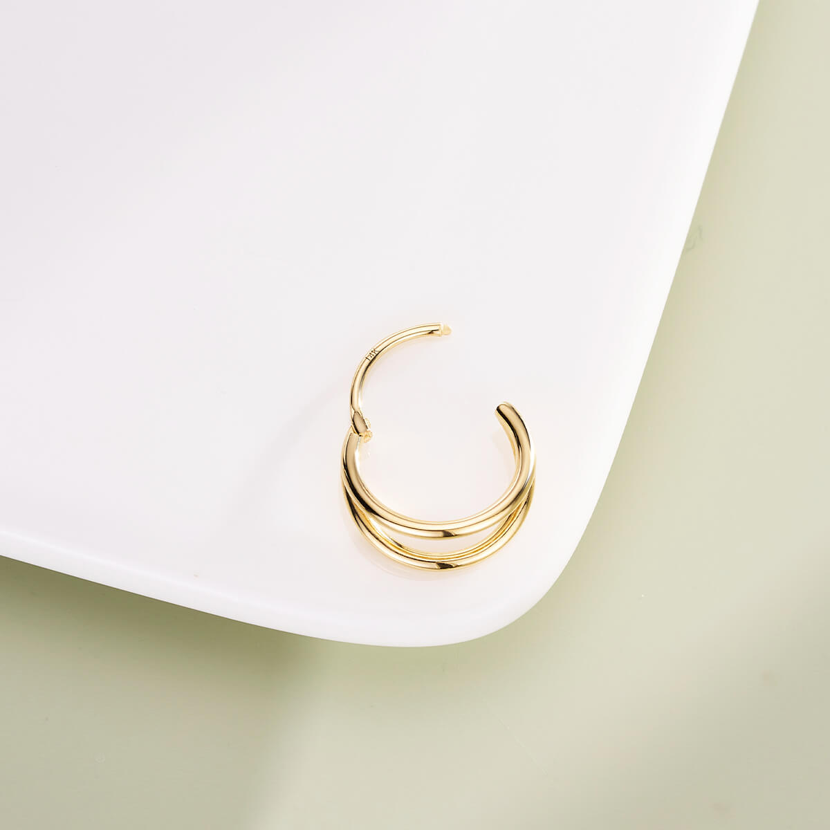 double hoop cartilage ring 