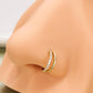 14k gold nose piercing