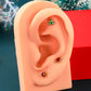 oufer christmas cartilage piercing stud