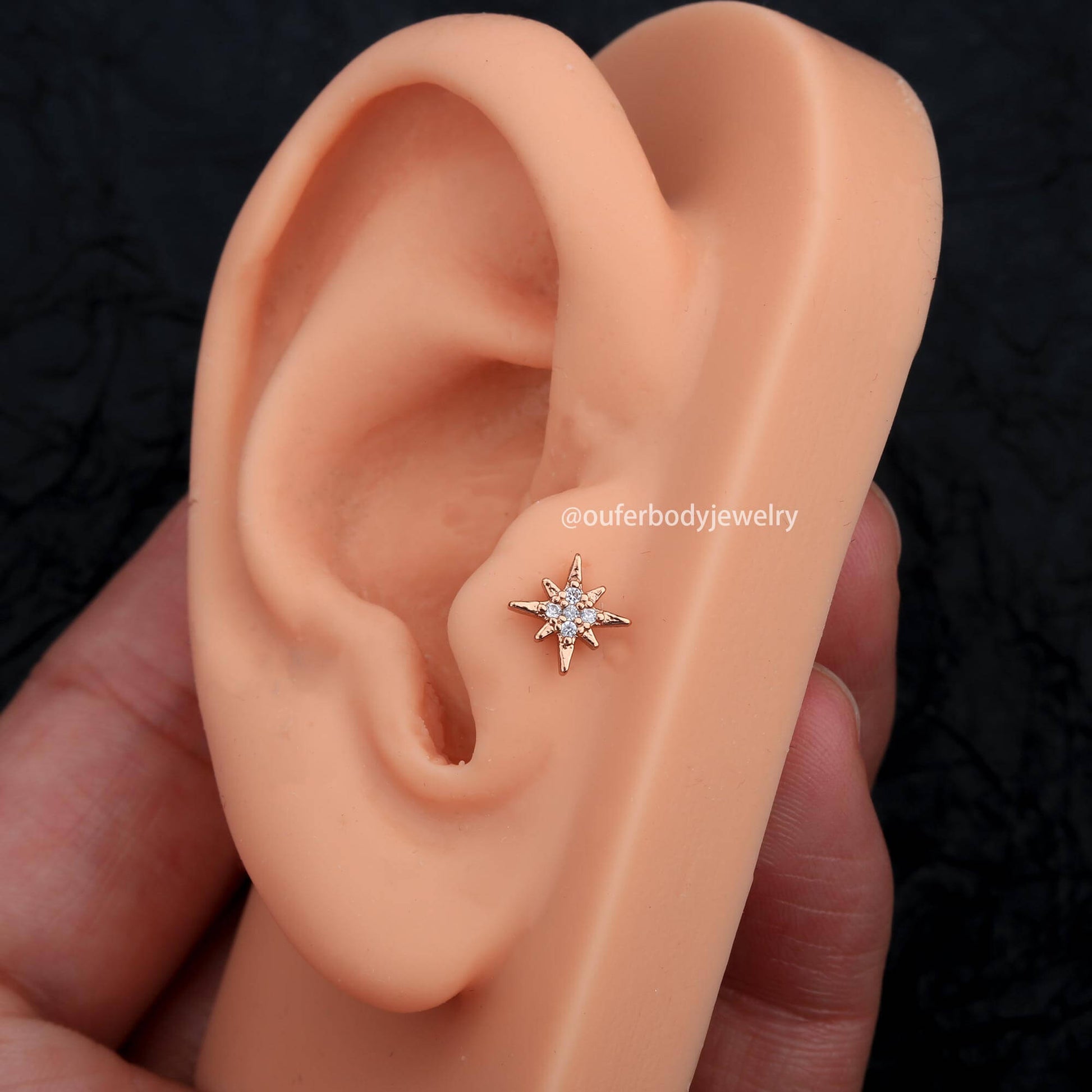 sunflower tragus stud