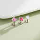 heart and butterfly cartilage earring