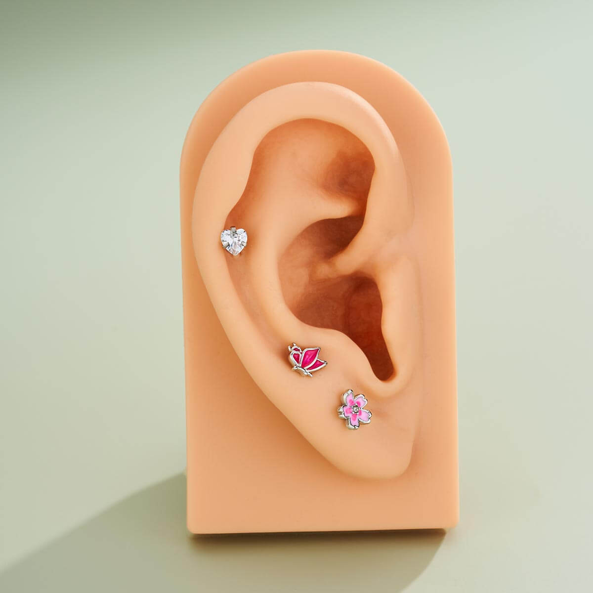 butterfly cartilage piercing 