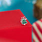 christmas tree nose stud