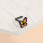 oufer black butterfly nose stud