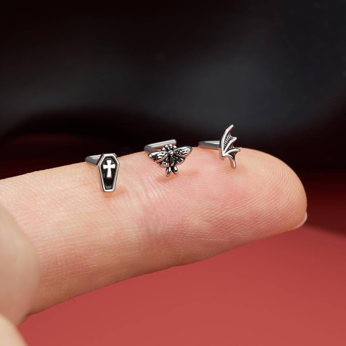 oufer halloween nose stud