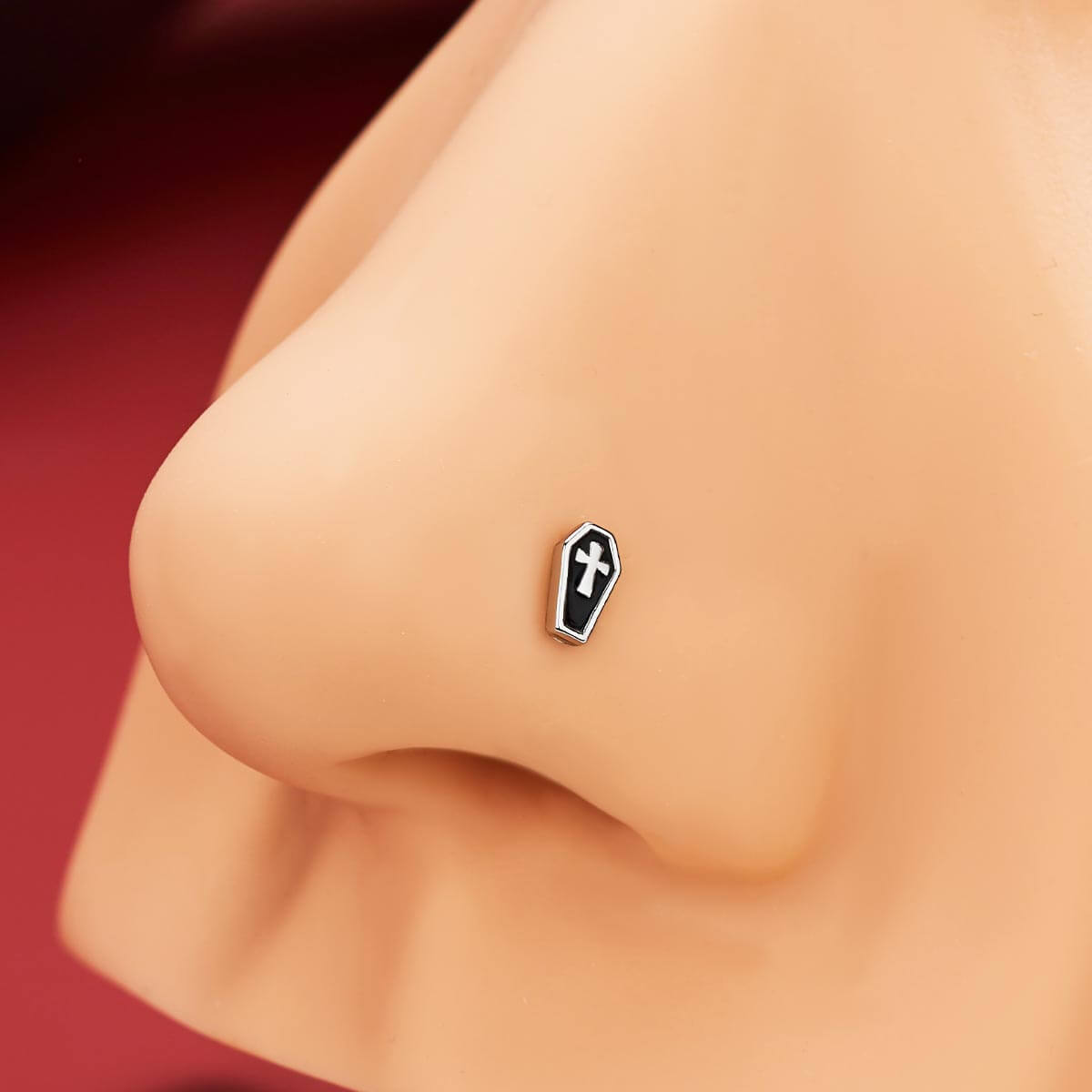 coffin nose piercing