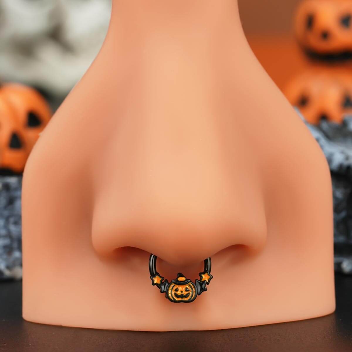 pumpkin septum piercing