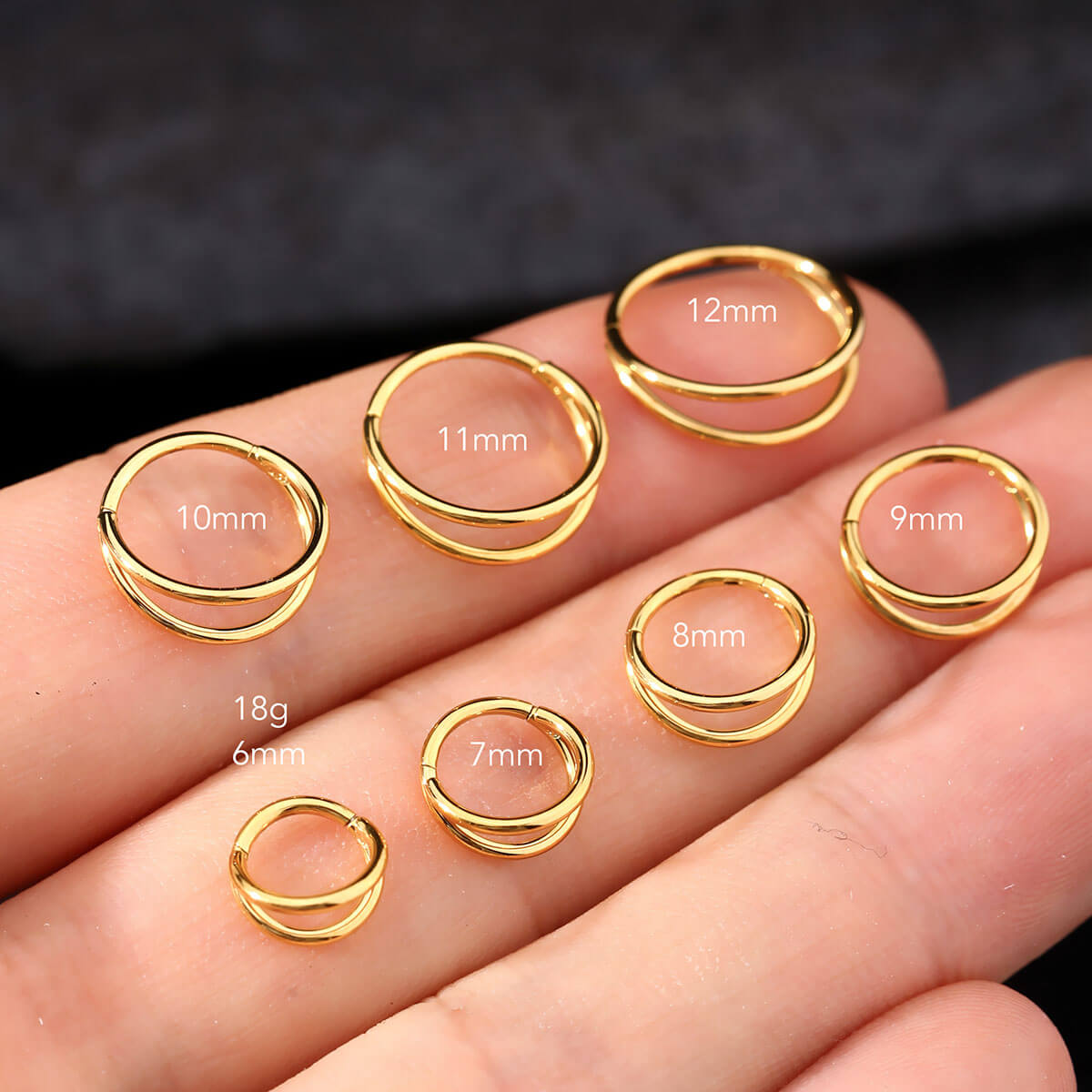 Gold 18 deals gauge nose ring