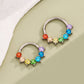 oufer colorful crystal septum ring