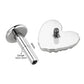 internally threaded heart stud