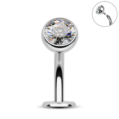 floating navel piercing ring