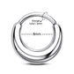 Paula's Design Silver Aura Titanium False Stretched Thick Septum Ring