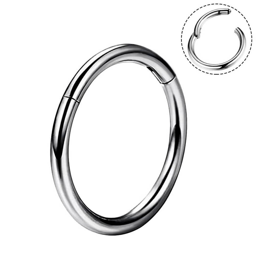 18G Nose Hoop Titanium Nose Ring Hoop – OUFER BODY JEWELRY