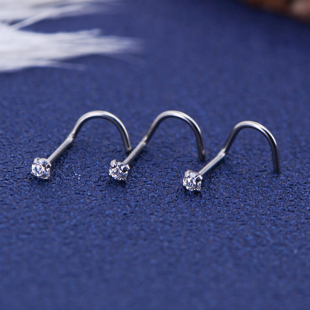 Titanium hot sale nostril screw