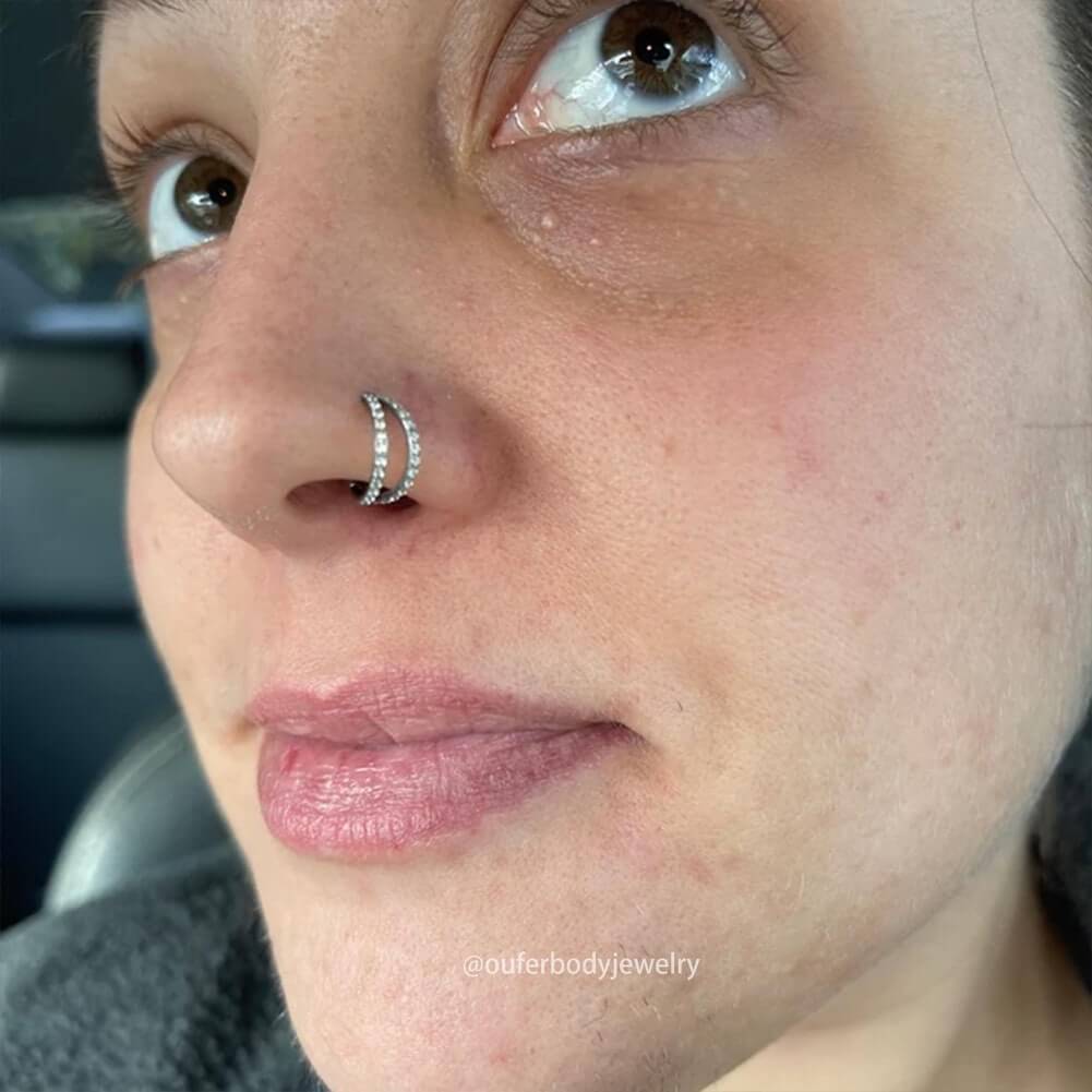 Hoop in store nose