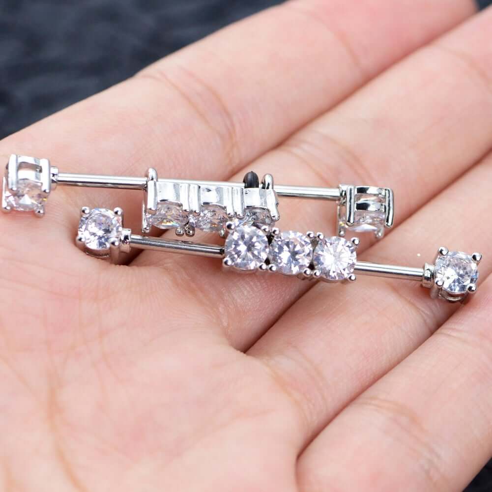 Clear industrial hot sale bar piercing