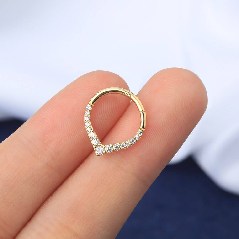 Real gold sales septum jewelry