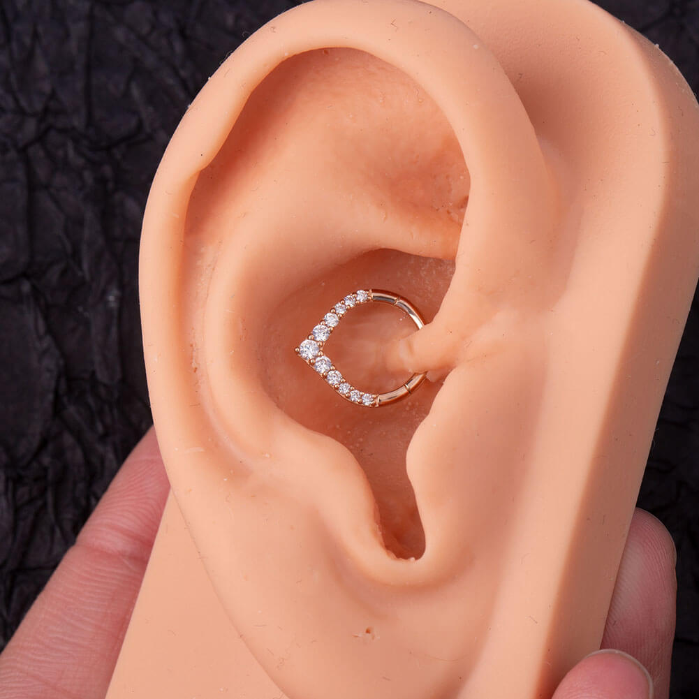 Rose gold daith deals hoop