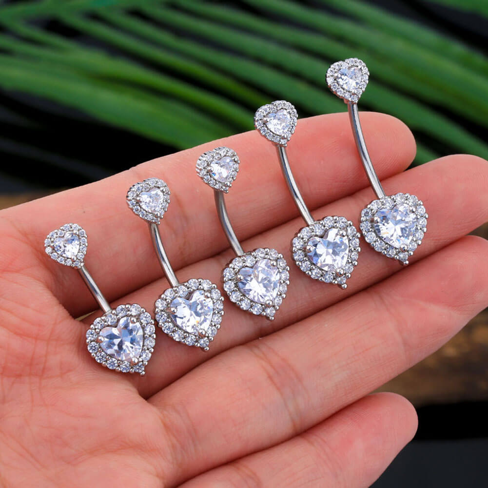 Real diamond belly button on sale rings