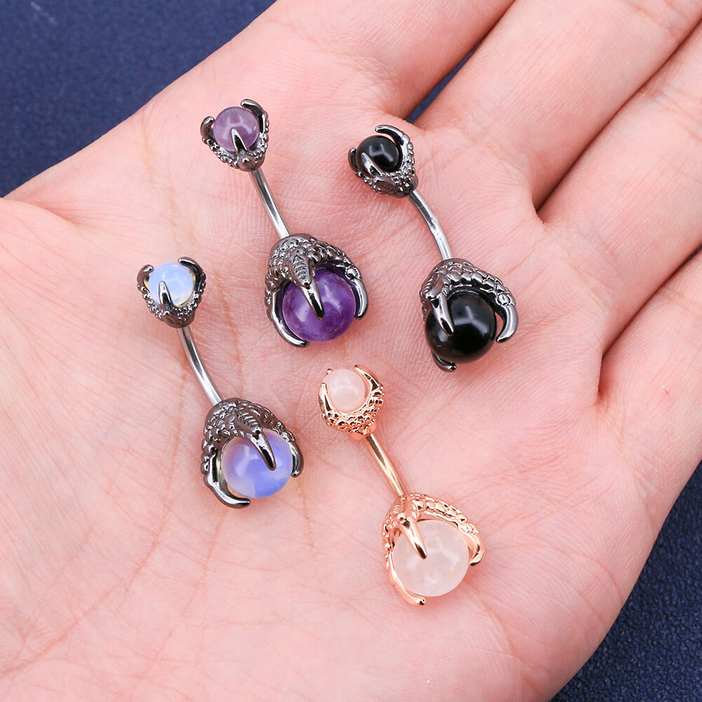 Gemstone store belly ring