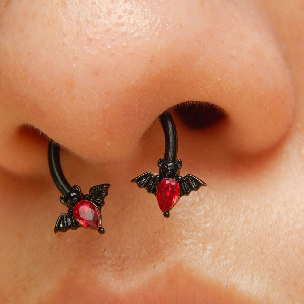 Red septum jewelry sale