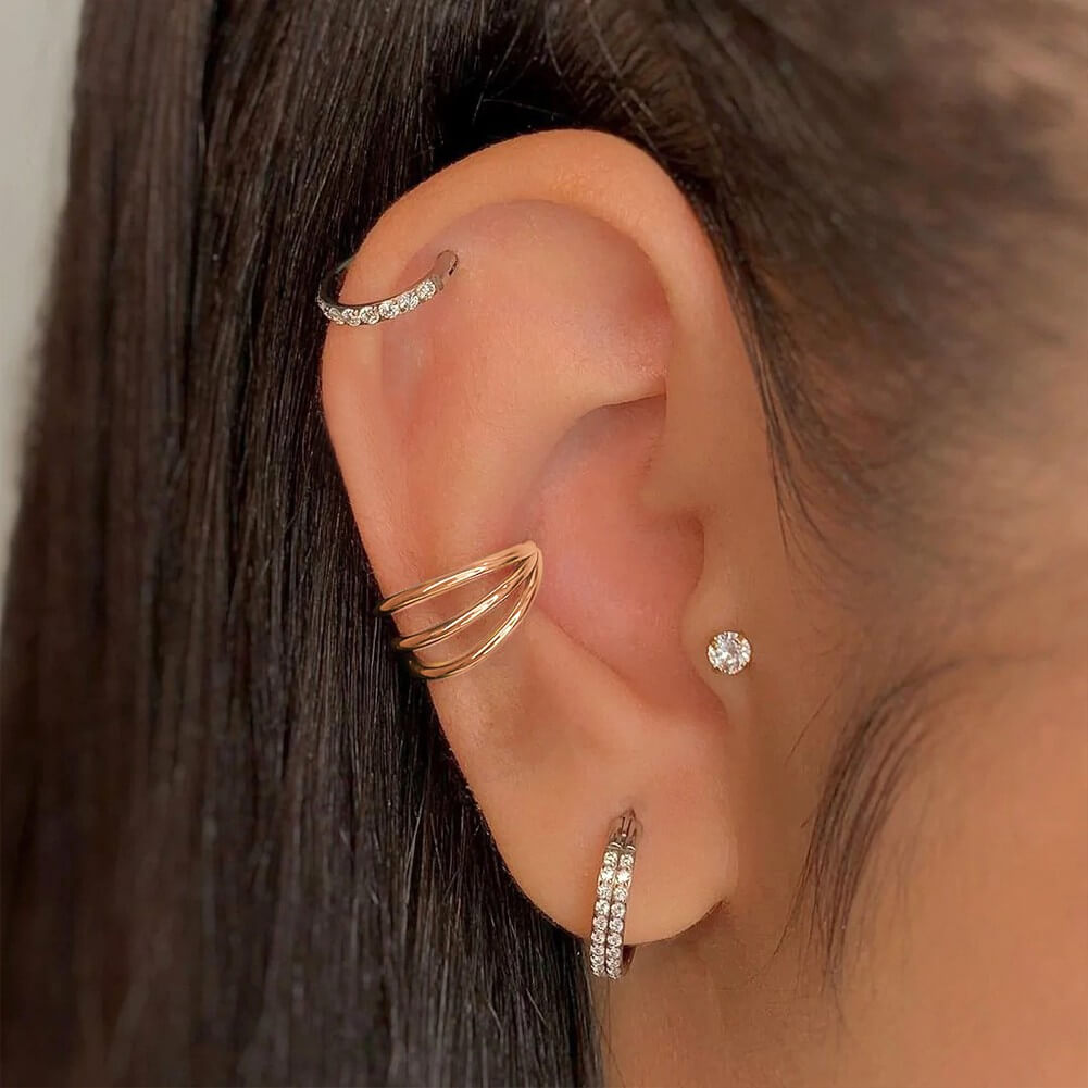 Gold store cartilage hoop