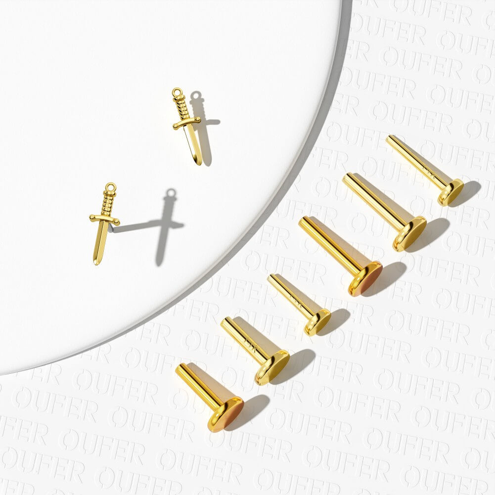 How to put in push sales pin nose stud