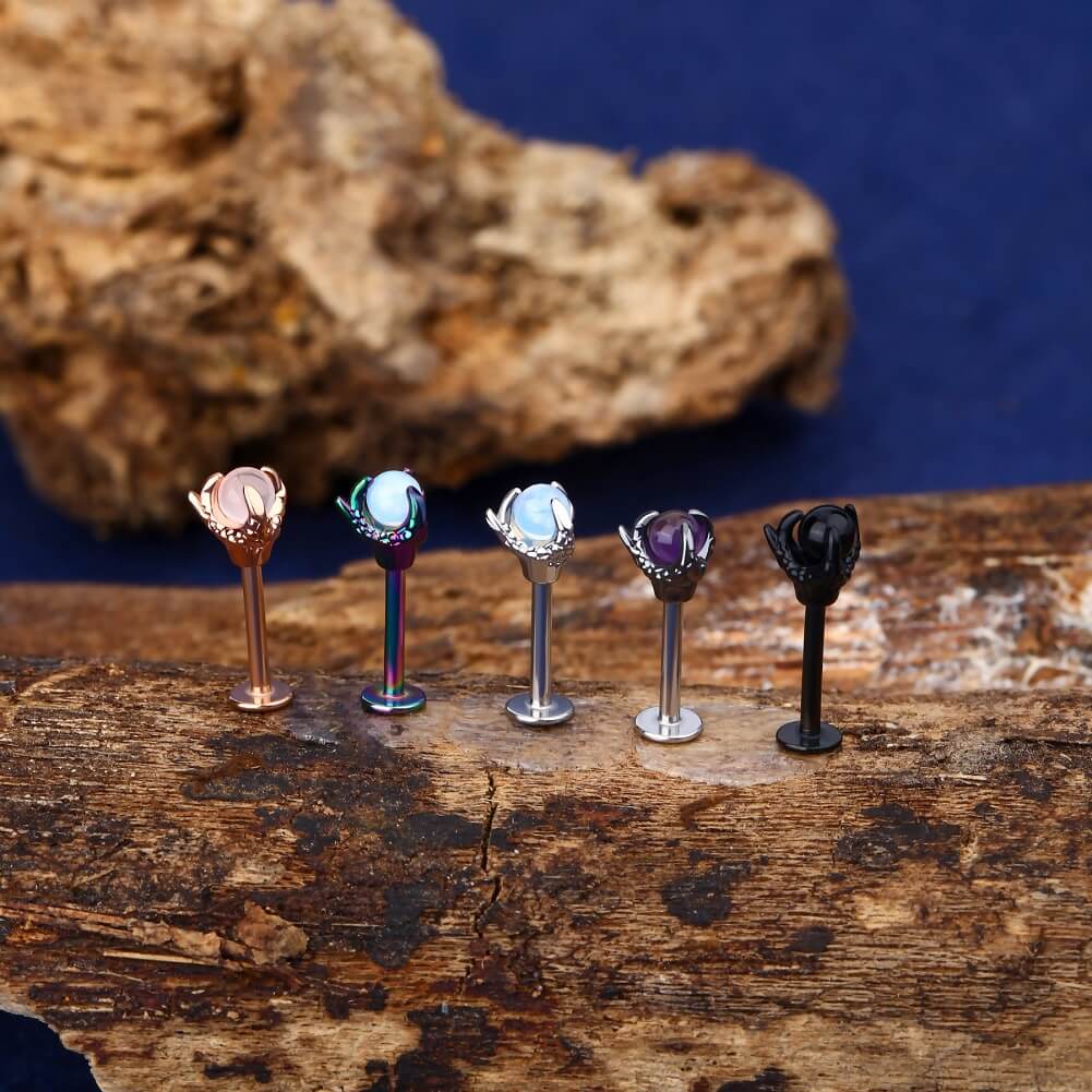 Lip studs on sale 16 gauge