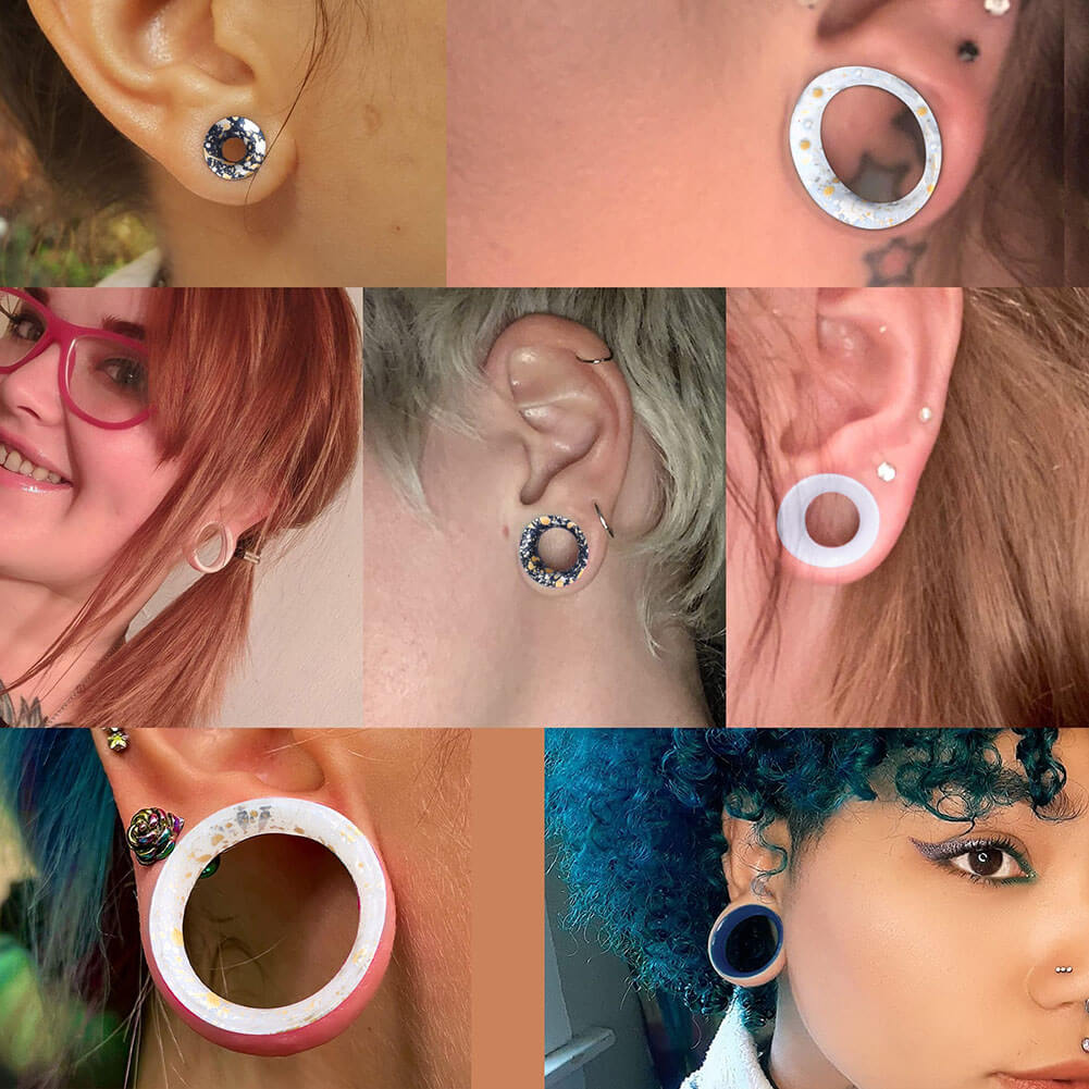 Thin on sale stretched ears