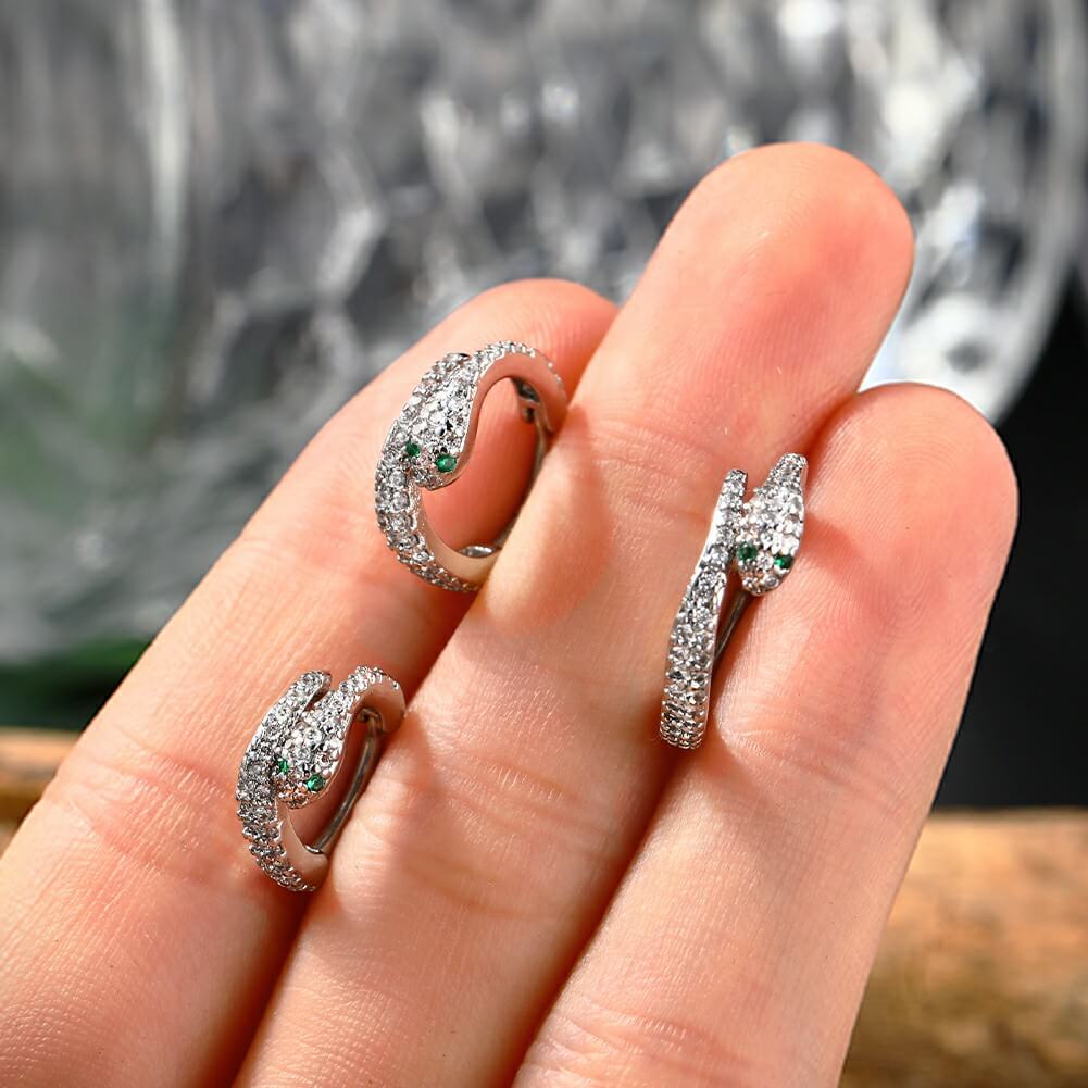 Body gems hot sale snake earring