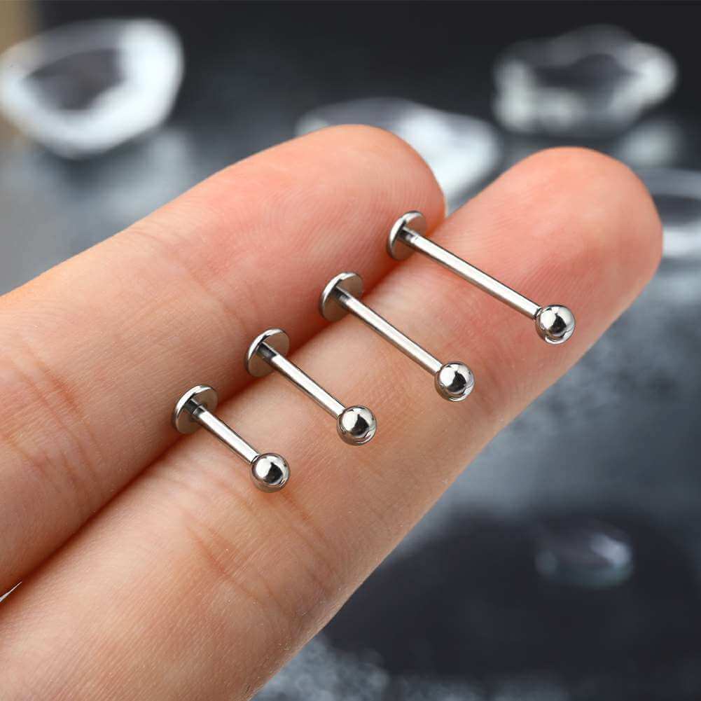 Titanium sales lip stud