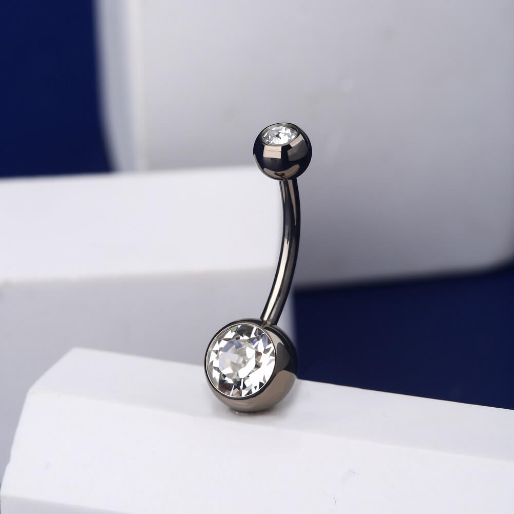 Longer belly store button rings