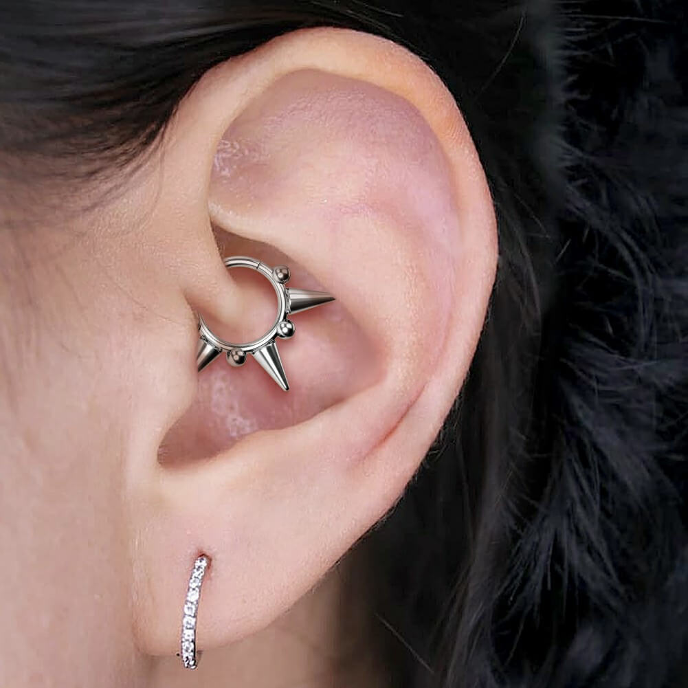 Titanium deals daith earrings