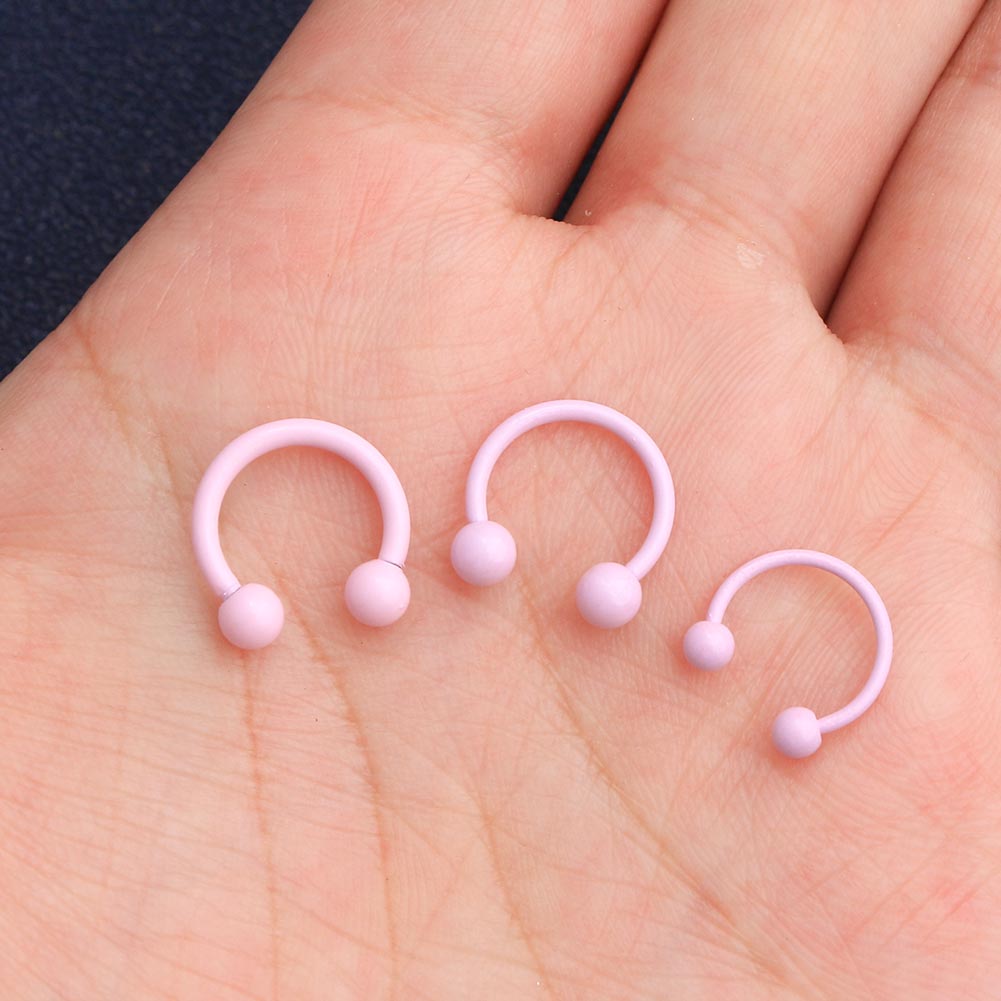 Pink 2025 septum jewelry