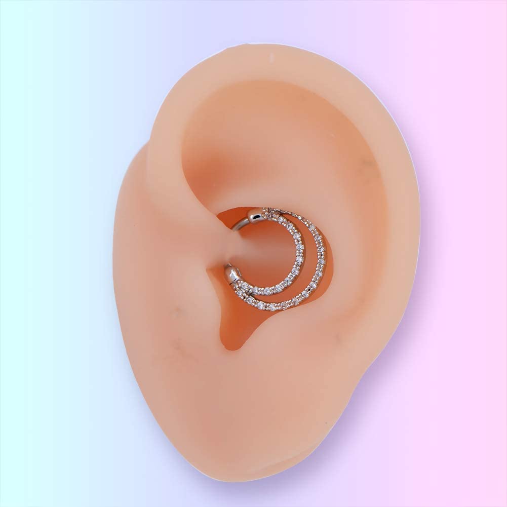 Double Daith and Helix Spiral – Integrity Piercing