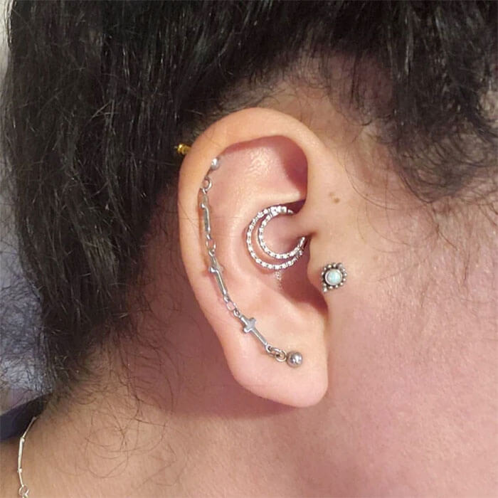 From Minimalist to Maximalist, Here's 6 Daith Jewelry Styles You Have |  UrbanBodyJewelry.com