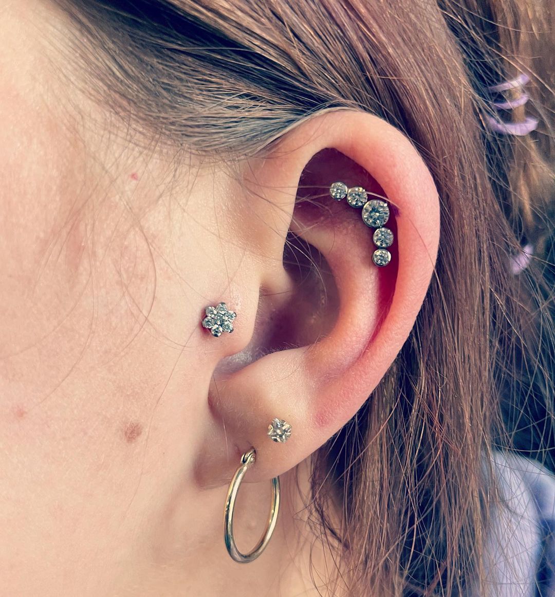 Titanium helix piercing deals jewelry