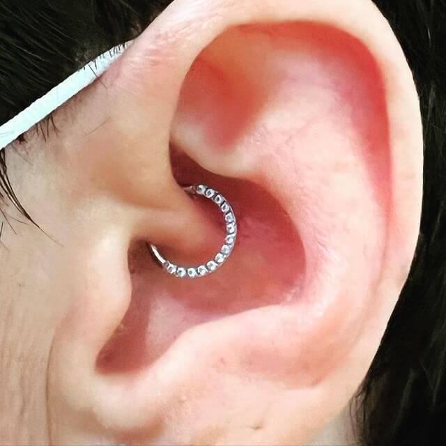 Daith piercing titanium sale