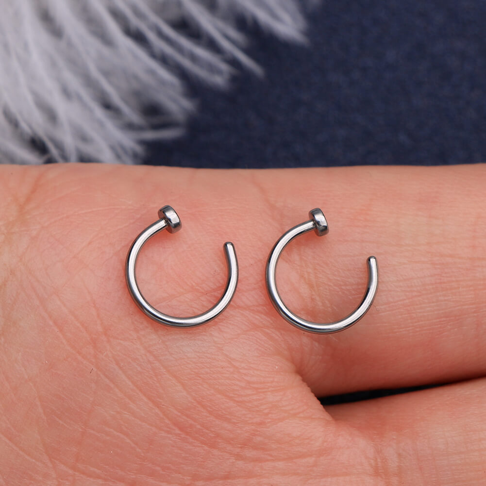 Titanium deals nostril ring